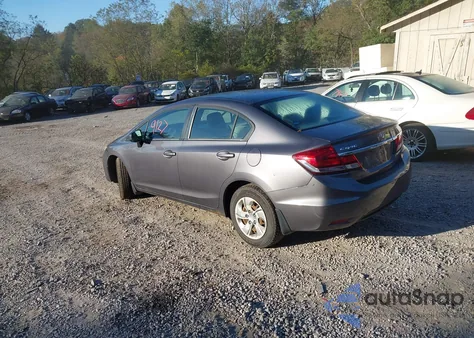 2014 Honda Civic Lx из США, поврежденный, VIN 19XFB2F53EE225823